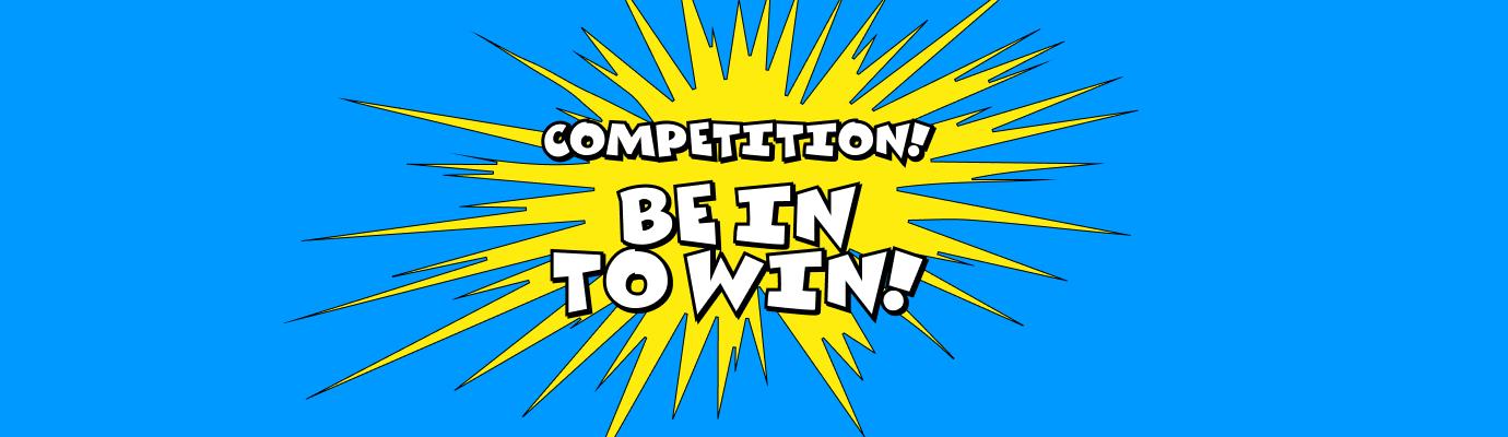 Wireless gaming headset competition graphic: be in to win