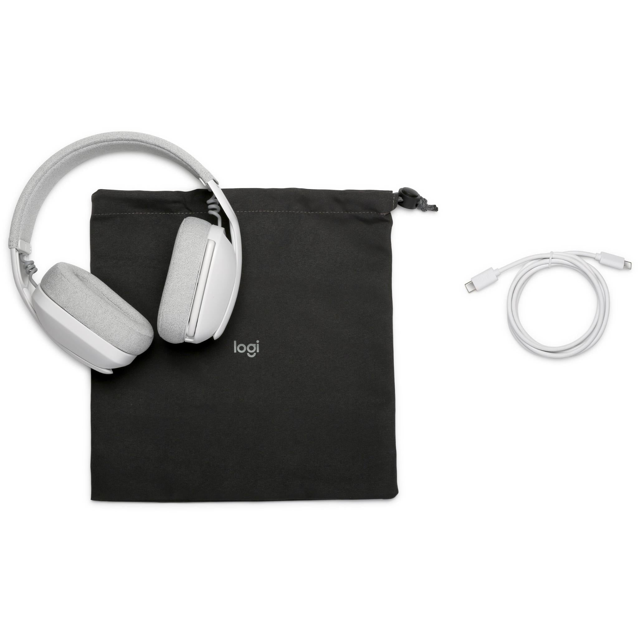 Logitech Zone Vibe 100 Bluetooth Headset (Off White)