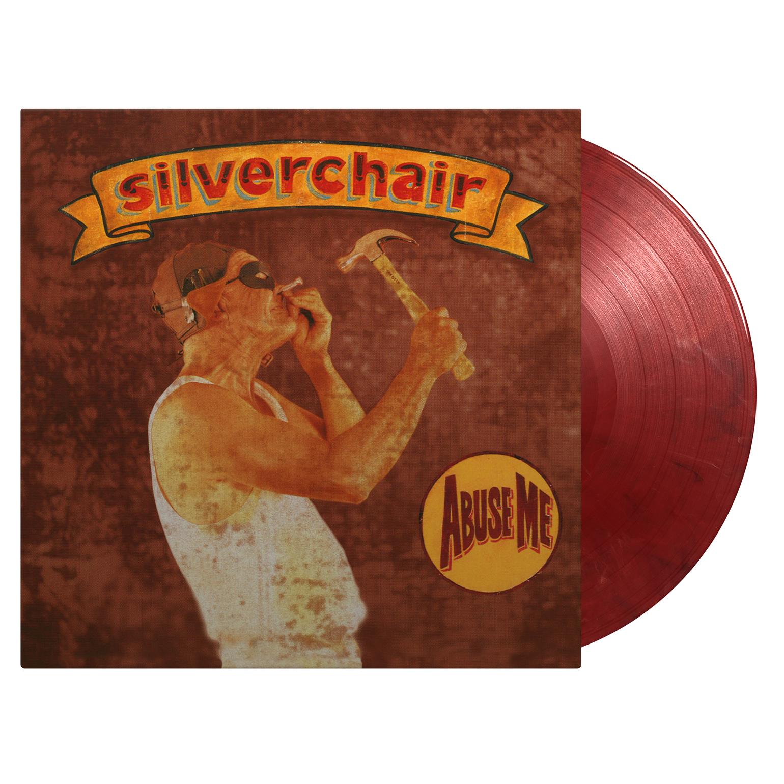 Abuse Me (Red, Black & White Marbled 12'' Vinyl) - By: Silverchair