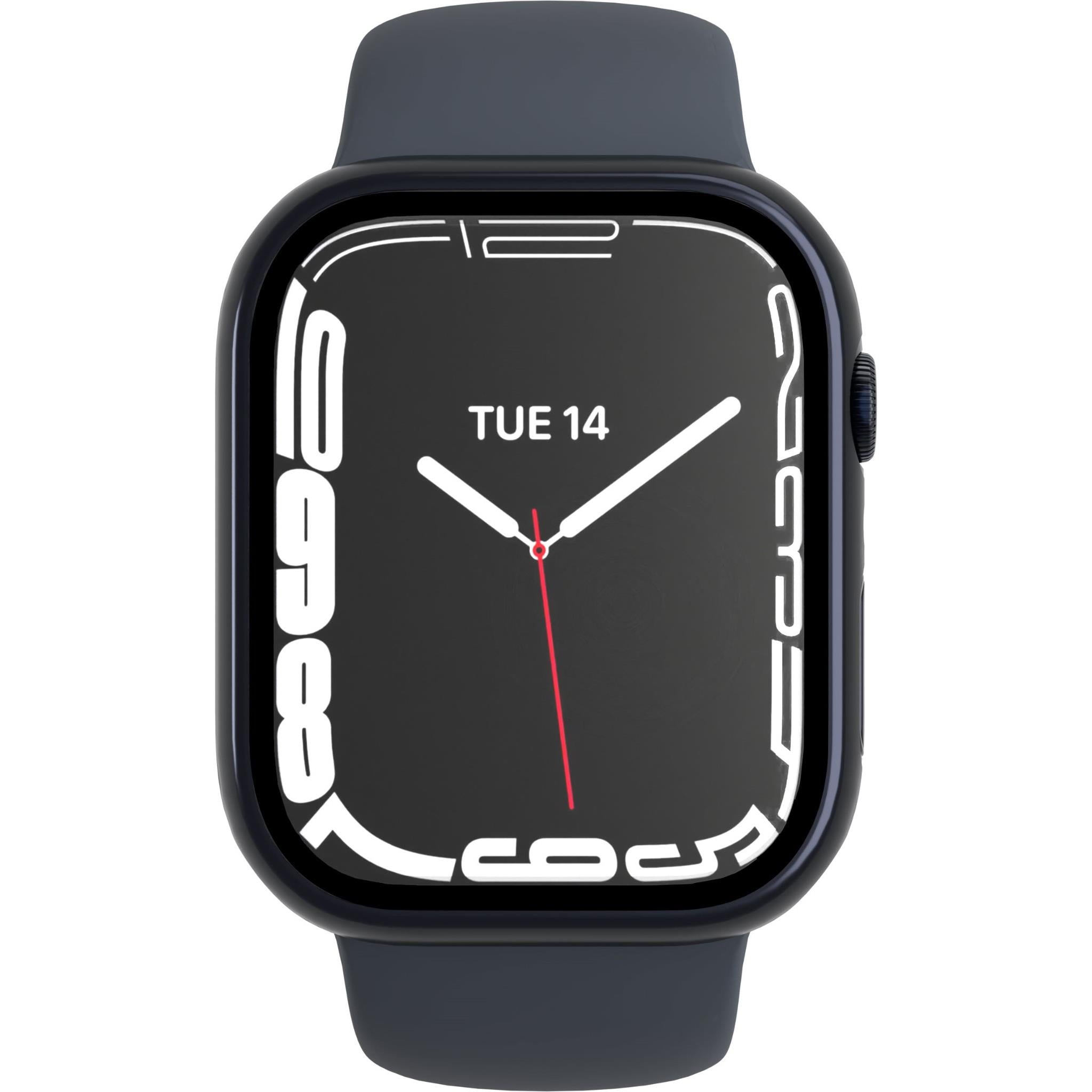 Cygnett EagleShield Case with Screen Protector for Apple Watch 7 41mm (Black)