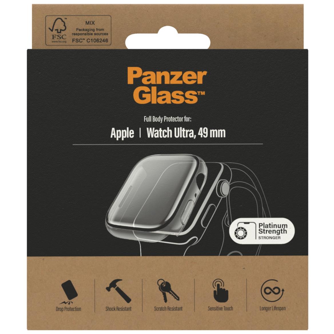 PanzerGlass Full Body Protection for Apple Watch Ultra (Clear)