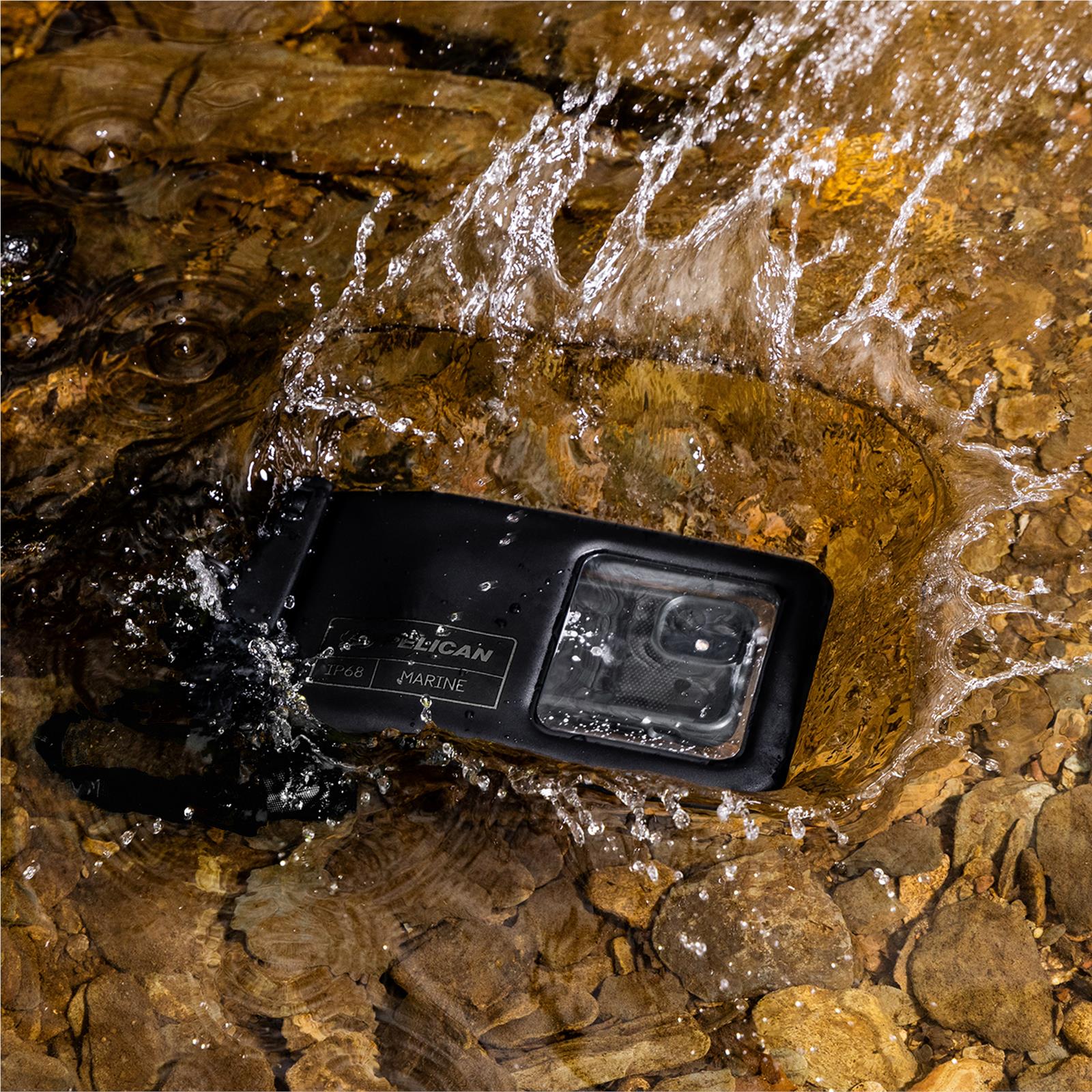Pelican Marine Universal Floating Phone Pouch (Stealth Black)