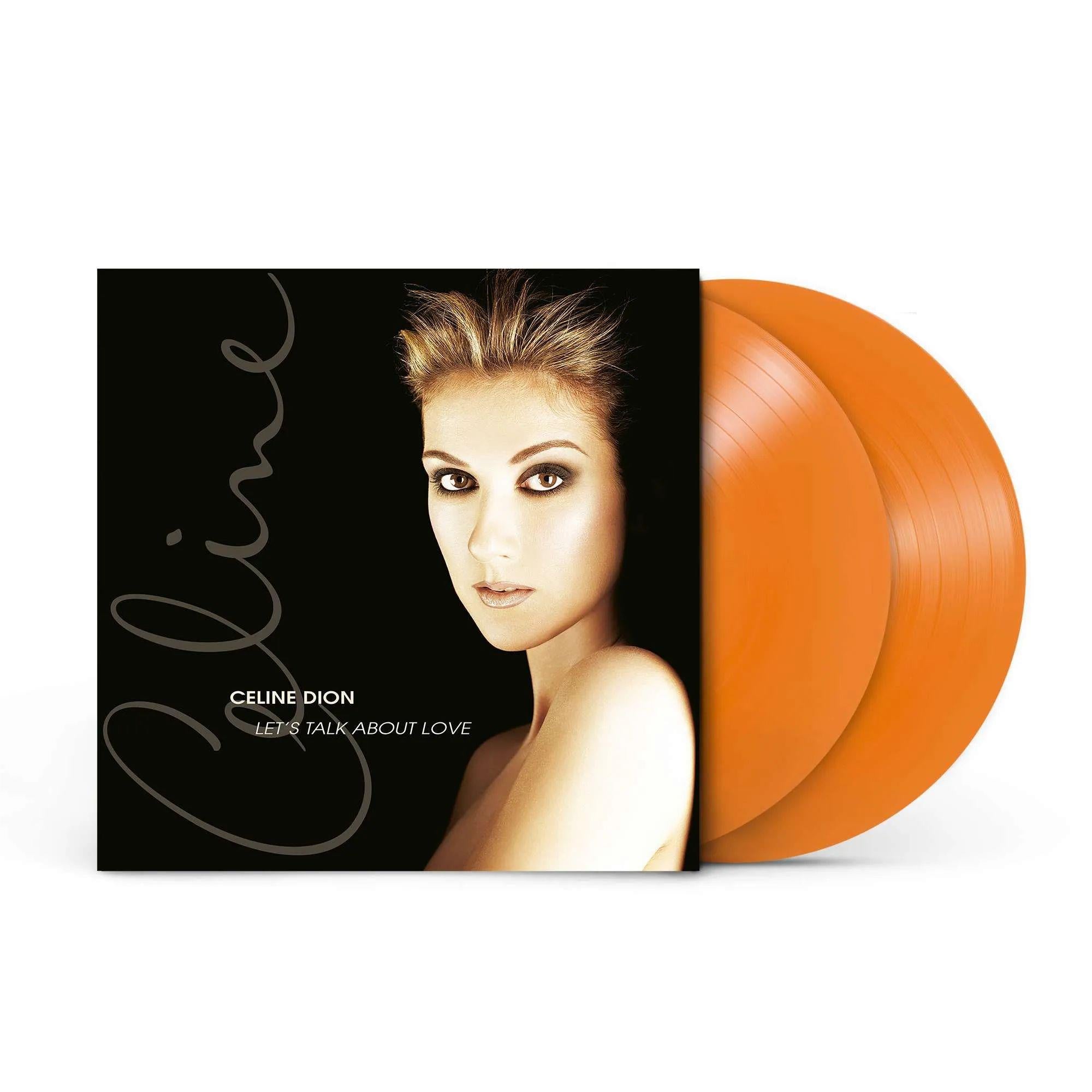 Let’s Talk About Love (Solid Orange Vinyl) - By: Dion, Celine