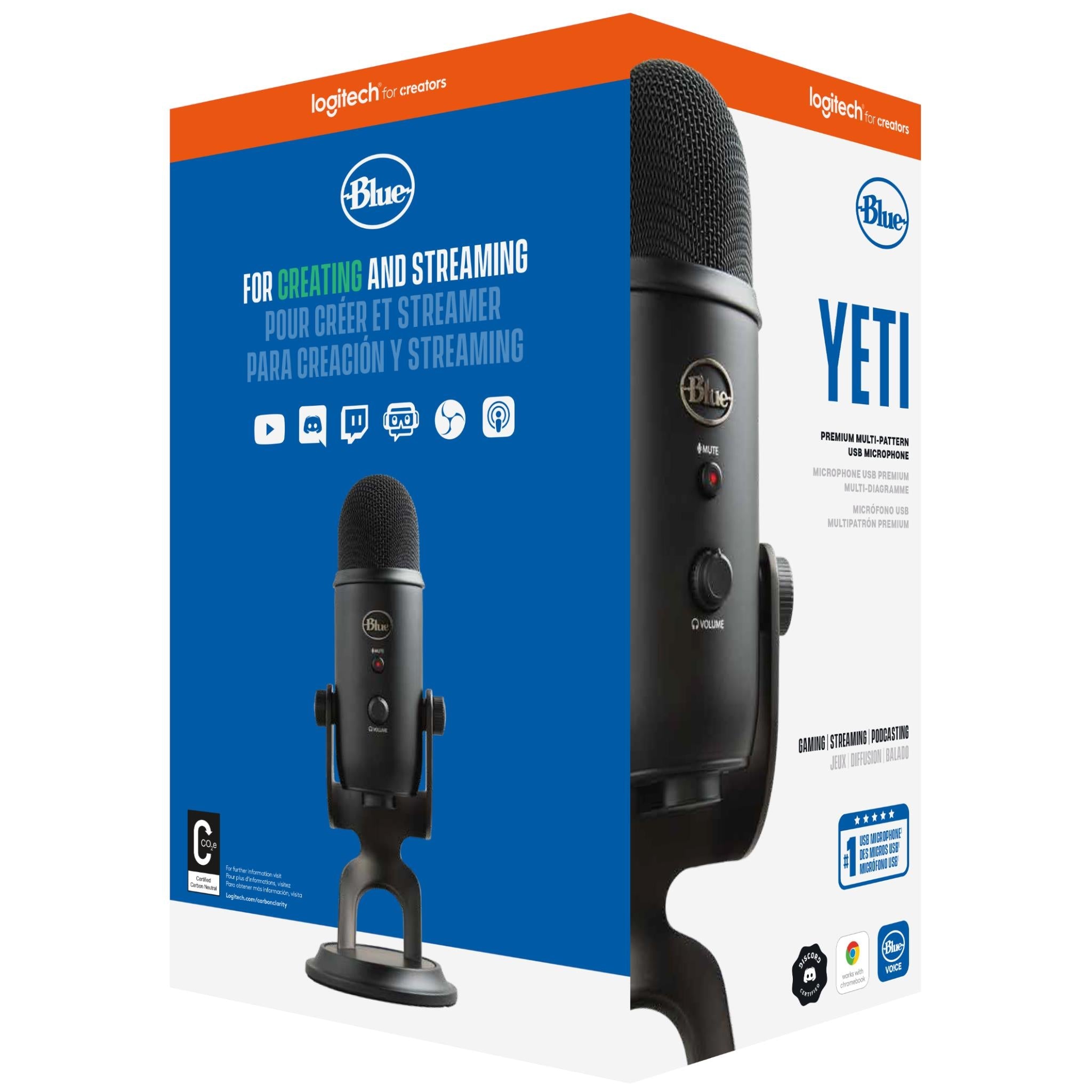 Blue Yeti USB Microphone (Blackout)