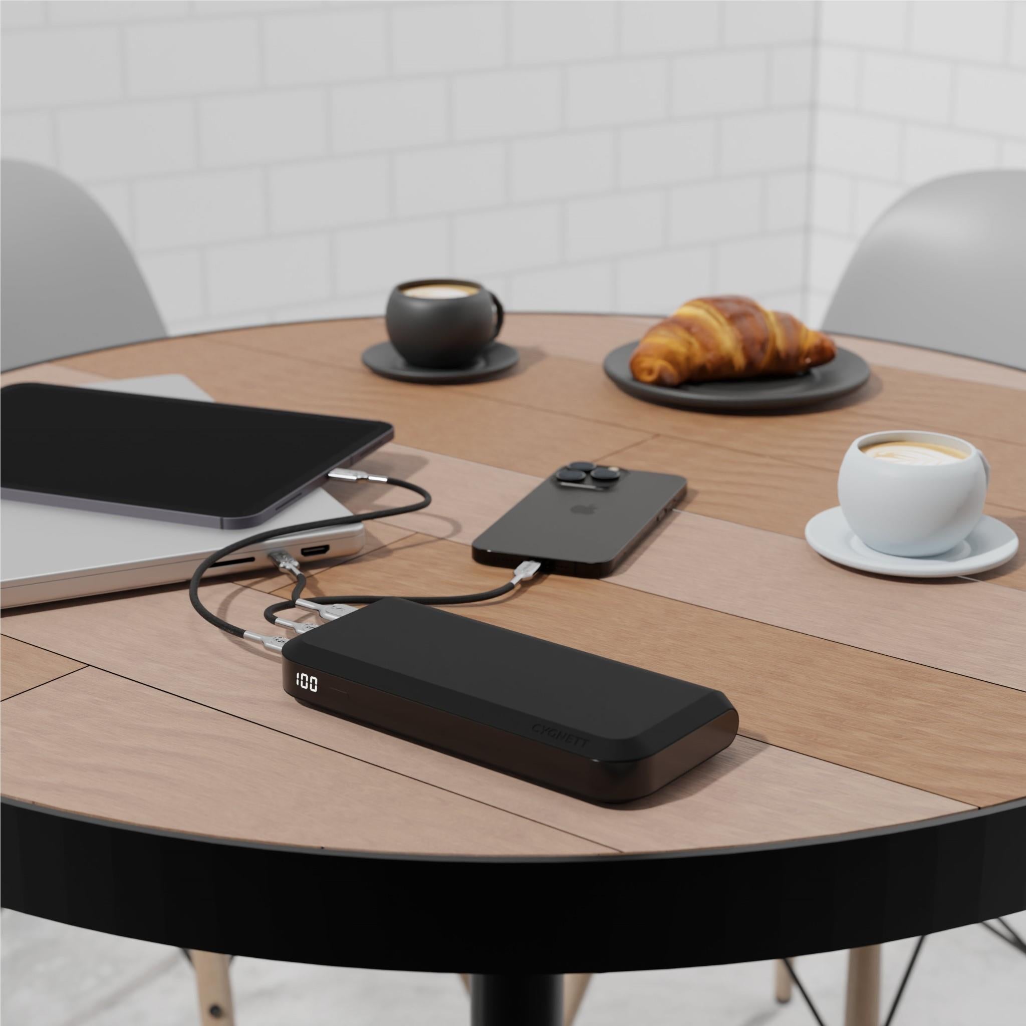 Cygnett ChargeUp Pro 25K 118W laptop power bank in black, image 10 - Power Banks at Tech Supply Shed NZ