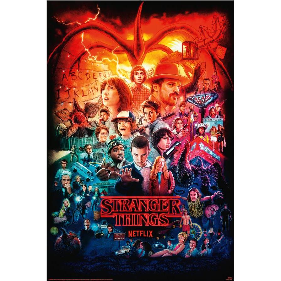 Stranger Things - Seasons Montage Poster
