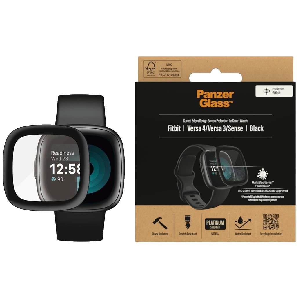 PanzerGlass Screen Protector Glass for Fitbit Versa 4