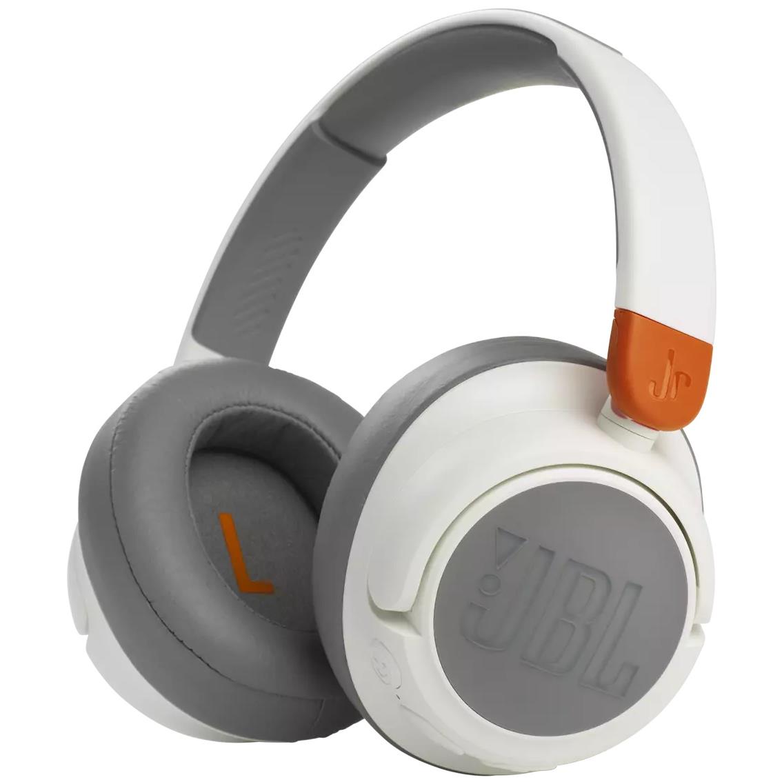 JBL JR460NC Noise Cancelling Kids Over-ear Headphones (White)