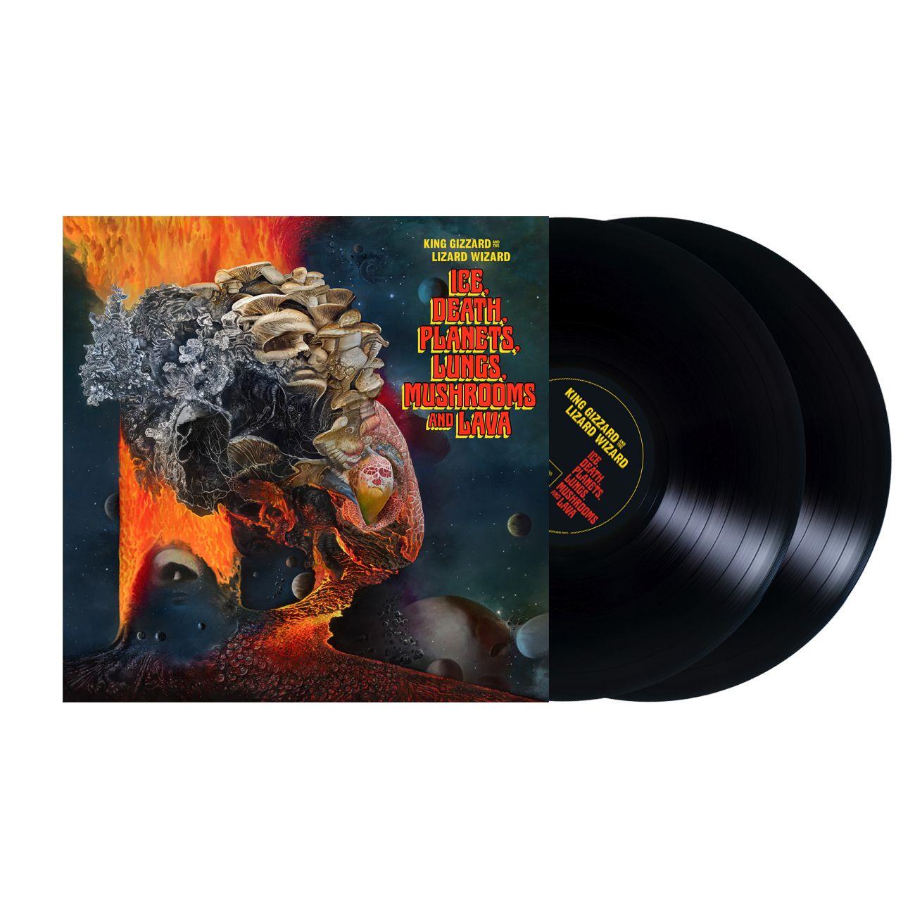 Ice, Death, Planets, Lungs, Mushrooms And Lava (Recycled Black Vinyl) - By:King Gizzard And The Lizard Wizard