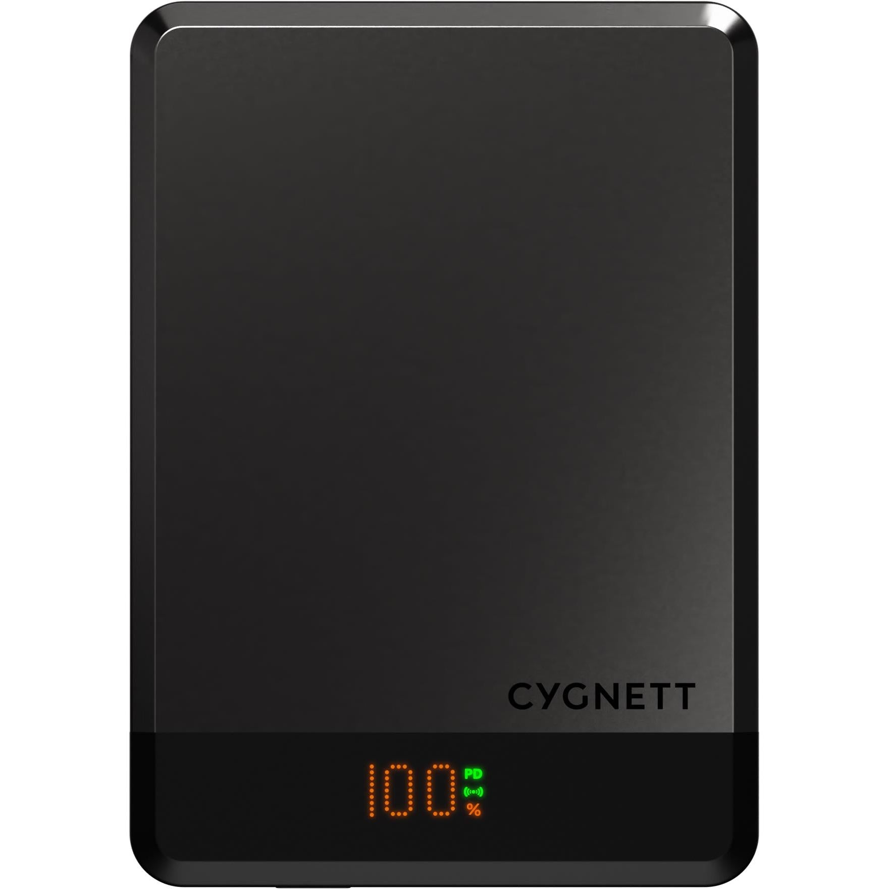 Cygnett Magnetic Wireless Power Bank [10K] (Black)