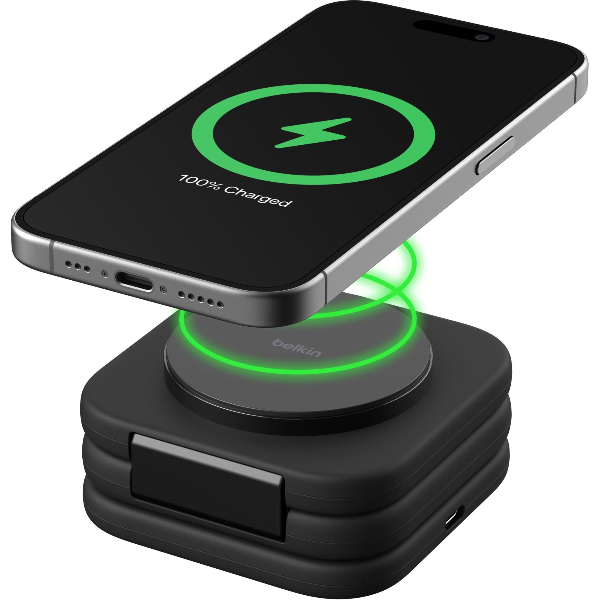Belkin BoostCharge Pro 3-in-1 Magnetic Qi2 15W Charging Travel Pad