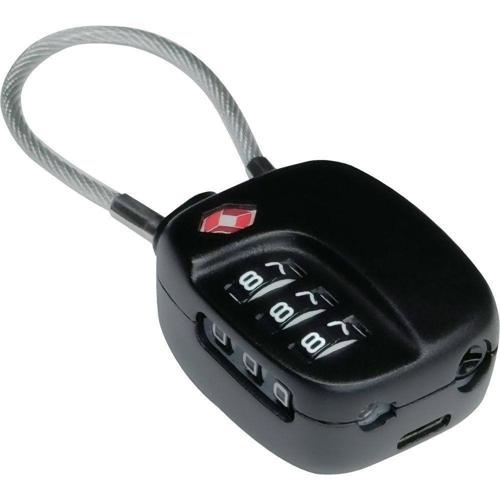 Boompods Rechargable Tracker Lock (Black) | TECH SUPPLY SHED