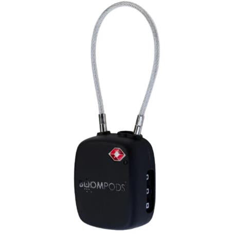 Boompods Rechargable Tracker Lock (Black)