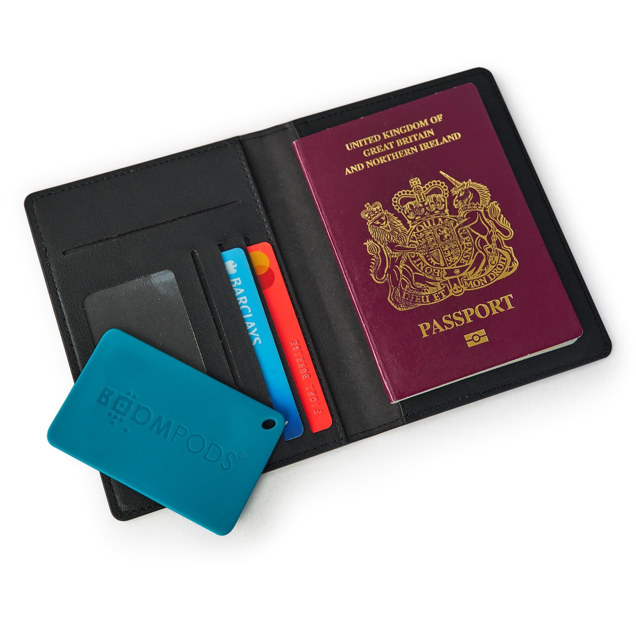 Boompods Passport Holder + Boomcard Rechargeable Tracker