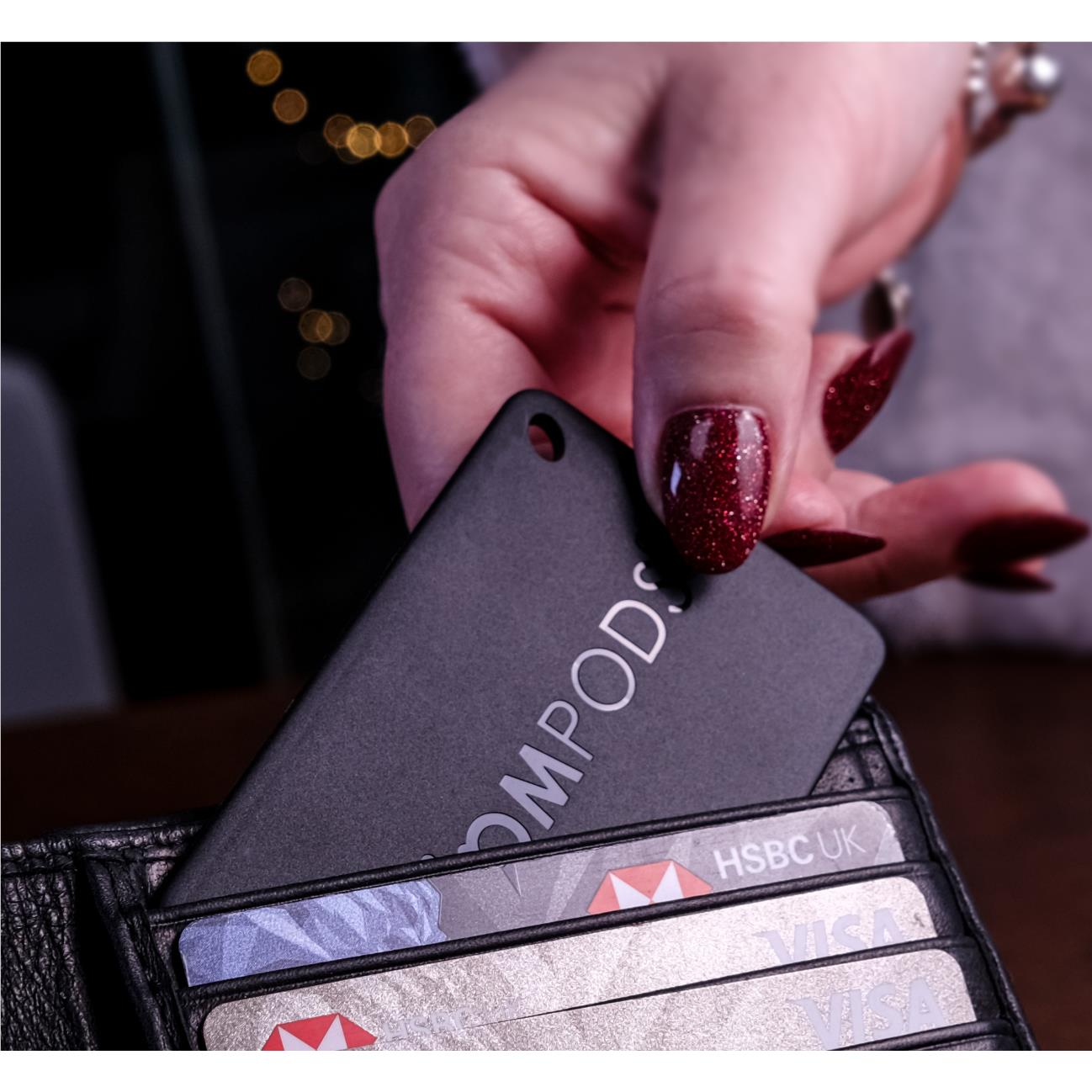 Boompods Boomcard Tracker (Black)