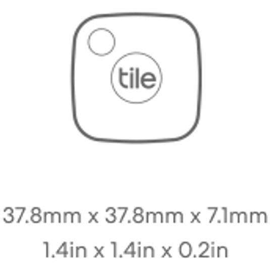 Tile Mate Bluetooth Tracker 2 Pack (Black/White) [2024]