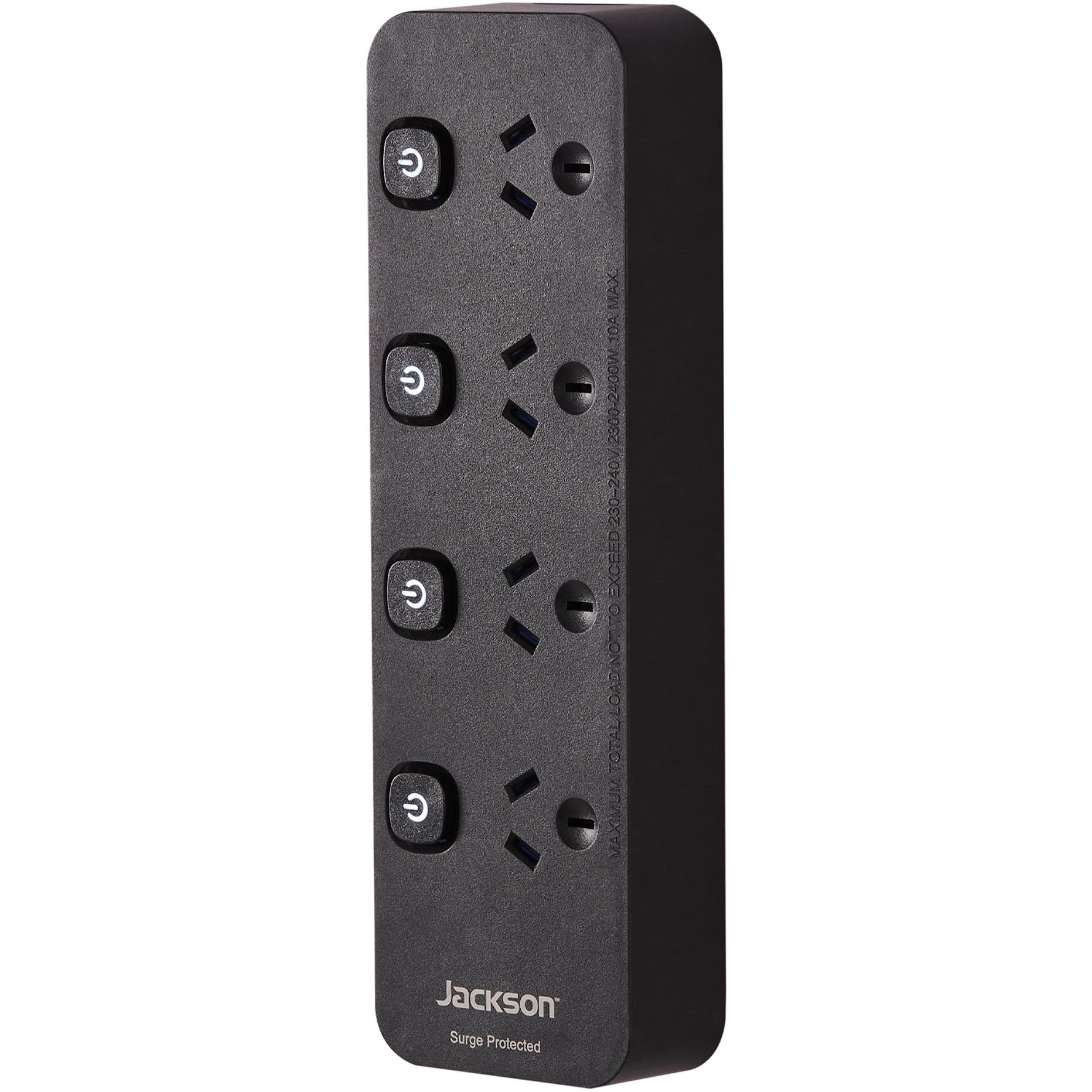 Jackson Surge Protection Individual Switch Power Board (4-outlet)