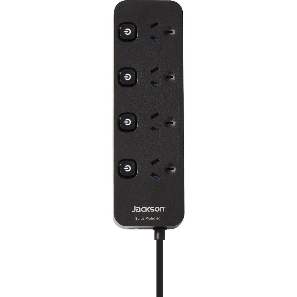 Jackson Surge Protection Individual Switch Power Board (4-outlet)