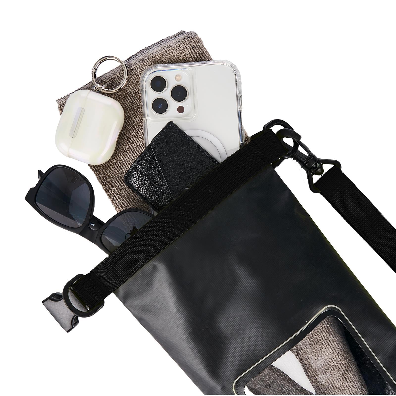 Pelican Marine 2L Phone Dry Bag (Stealth Black)