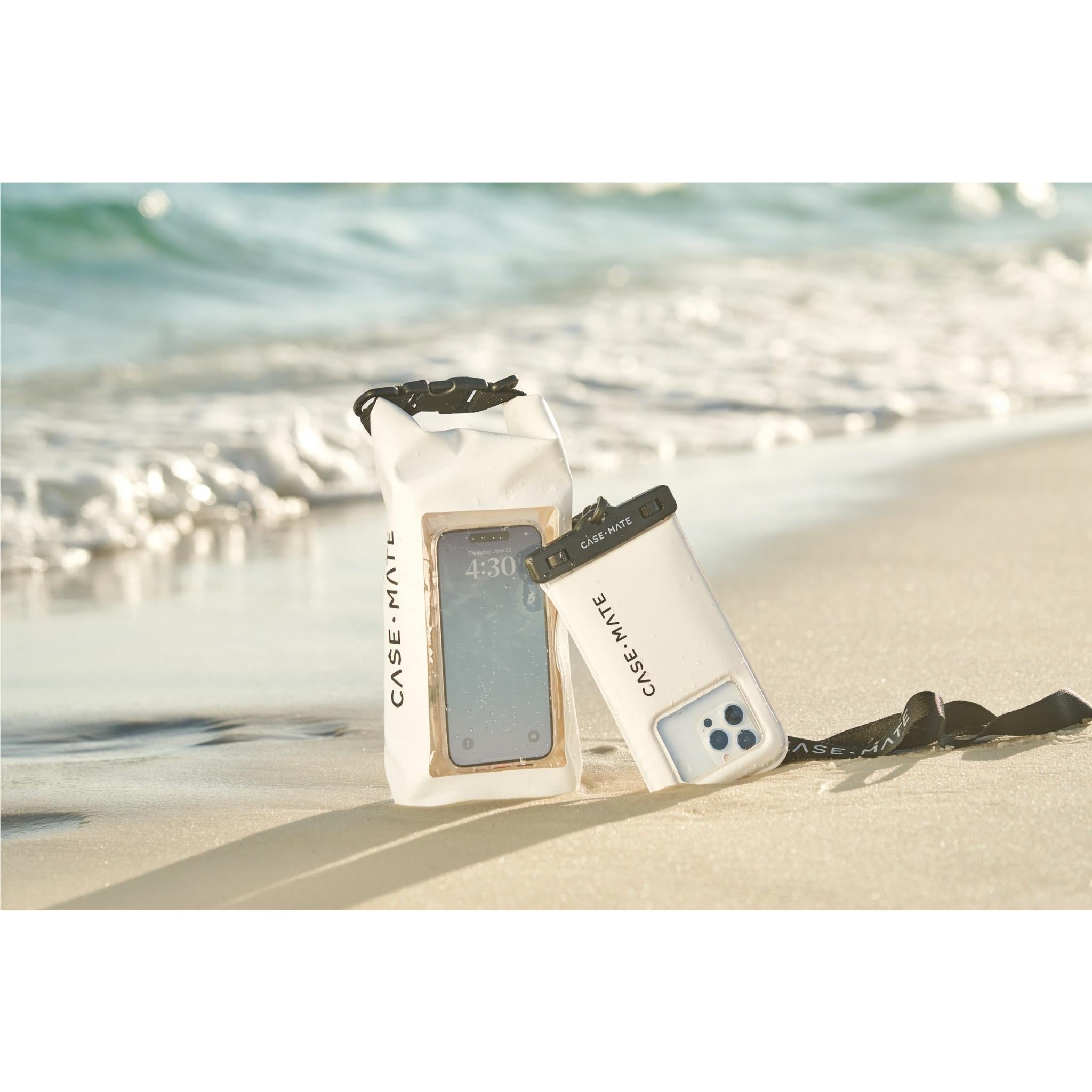Case-Mate Waterproof 2L Phone Dry Bag (Grey/Black)