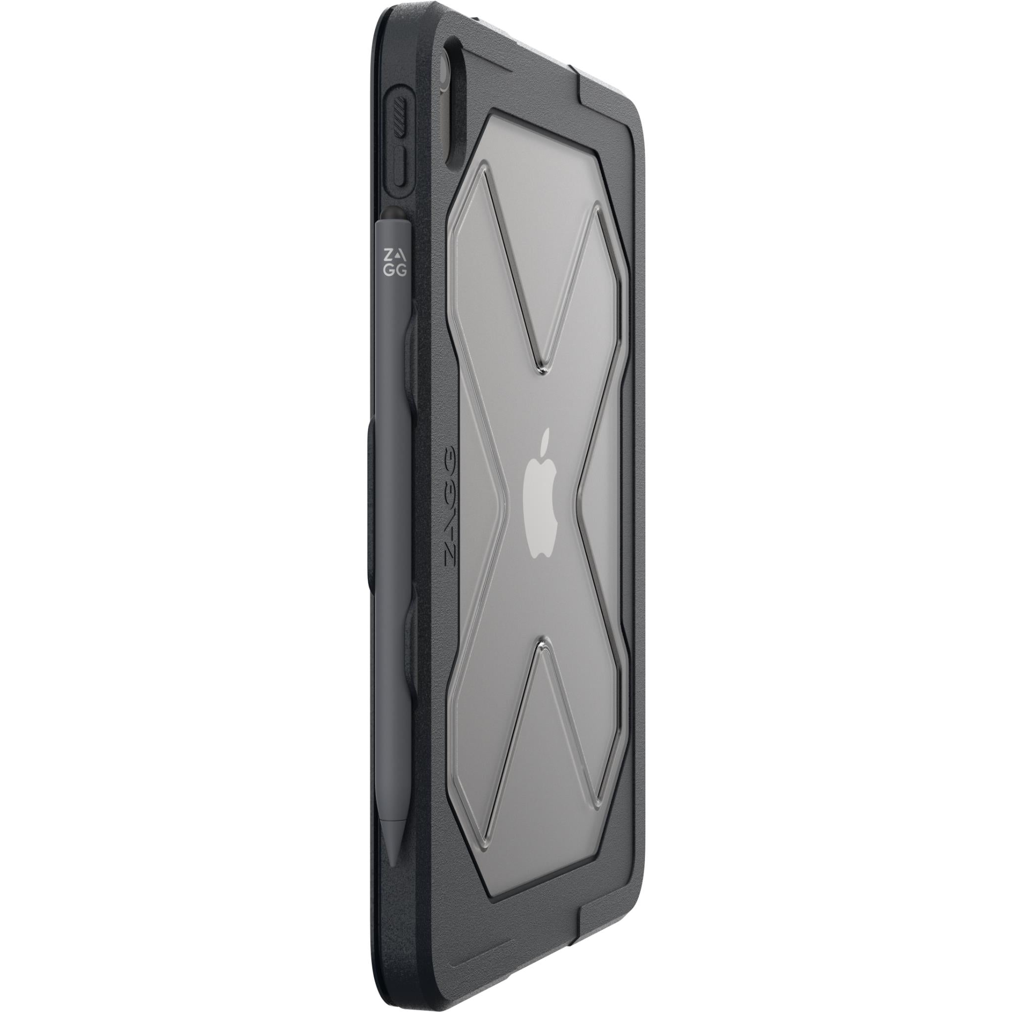 ZAGG Rugged Messenger charcoal folio case for iPad A16 and iPad 10th Gen - Tablet Accessories at Tech Supply Shed NZ