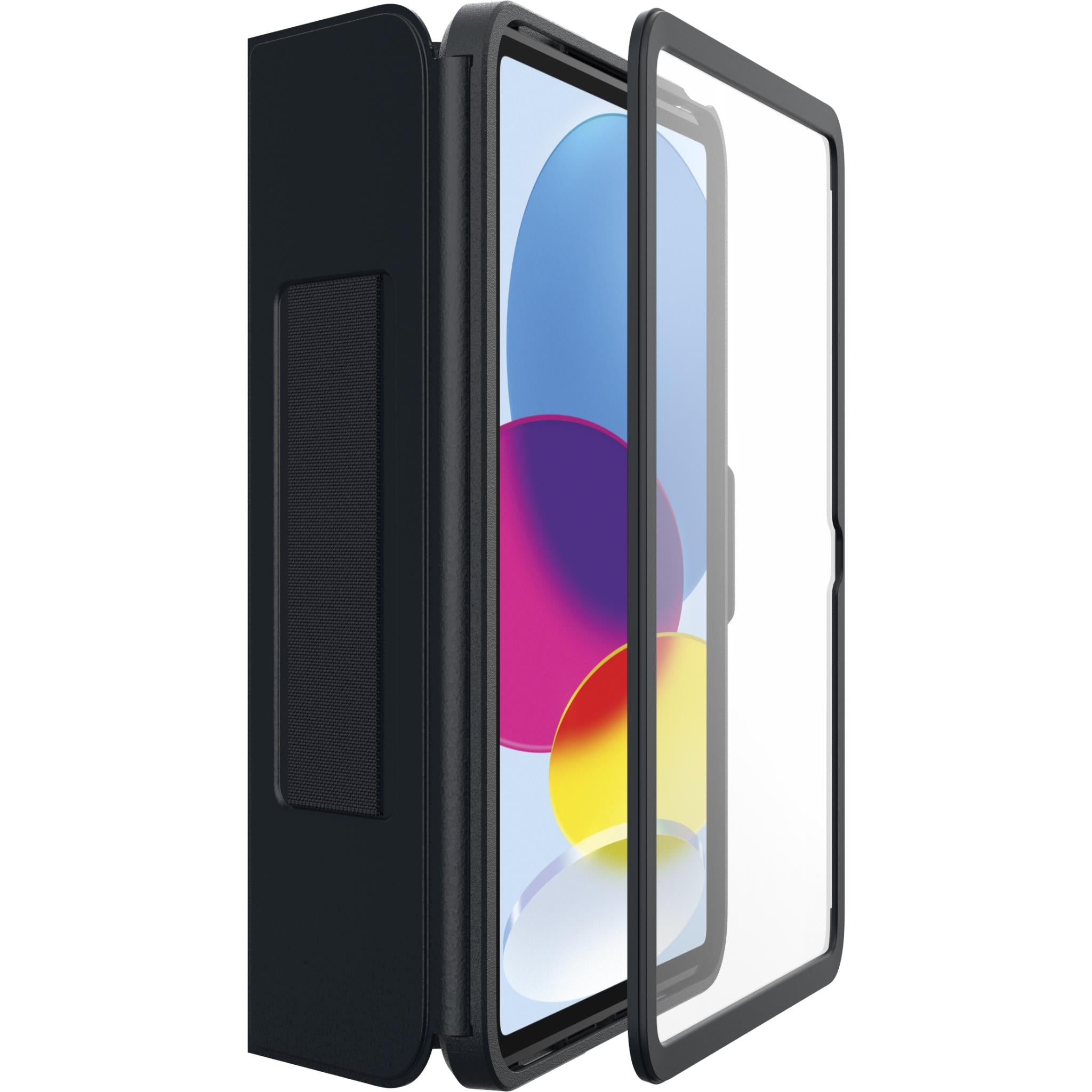 ZAGG Rugged Messenger charcoal folio case for iPad A16 and iPad 10th Gen, image 3 - Tablet Accessories at Tech Supply Shed NZ