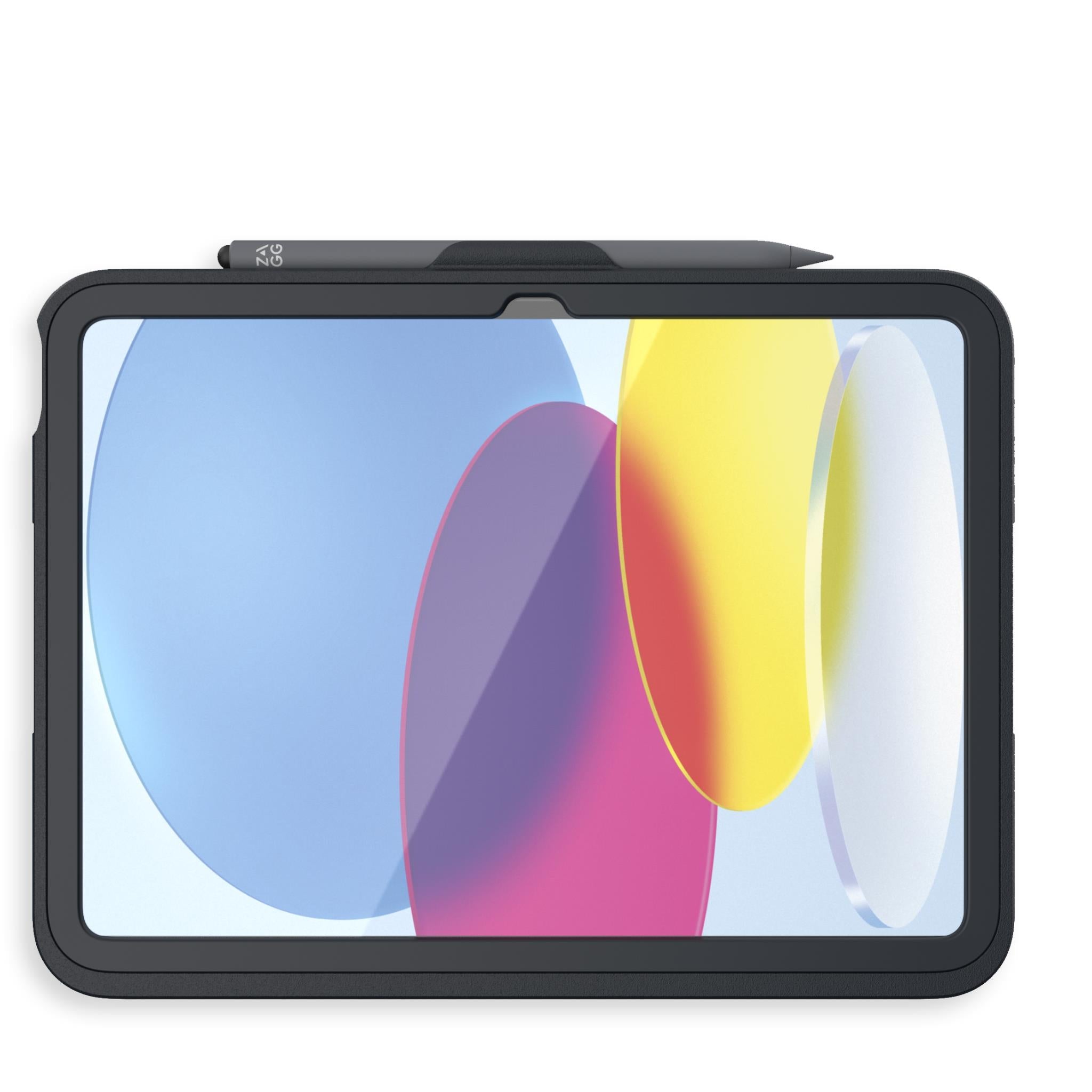 ZAGG Rugged Messenger charcoal folio case for iPad A16 and iPad 10th Gen, image 4 - Tablet Accessories at Tech Supply Shed NZ