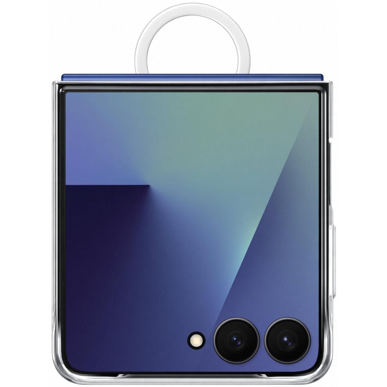 Samsung Silicone Ring Case for Galaxy Z Flip7 (Clear)