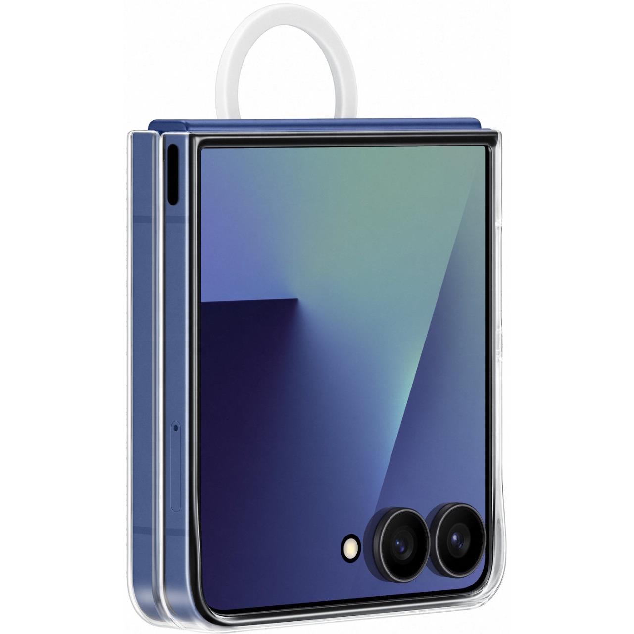 Samsung Silicone Ring Case for Galaxy Z Flip7 (Clear)