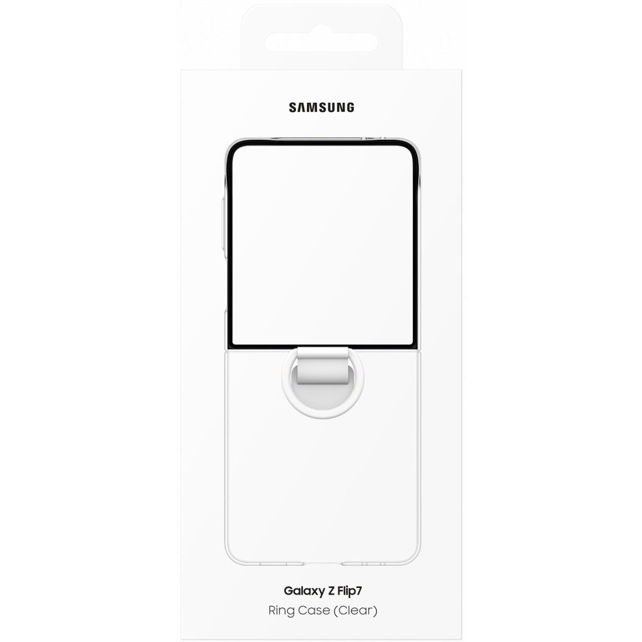 Samsung Silicone Ring Case for Galaxy Z Flip7 (Clear)