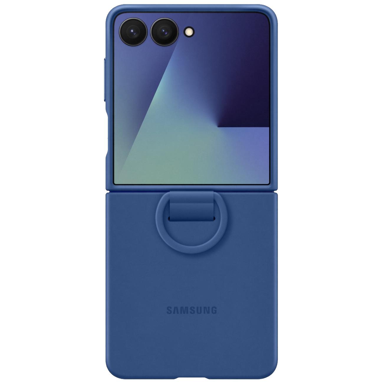 Samsung Silicone Ring Case for Galaxy Z Flip7 (Blue)
