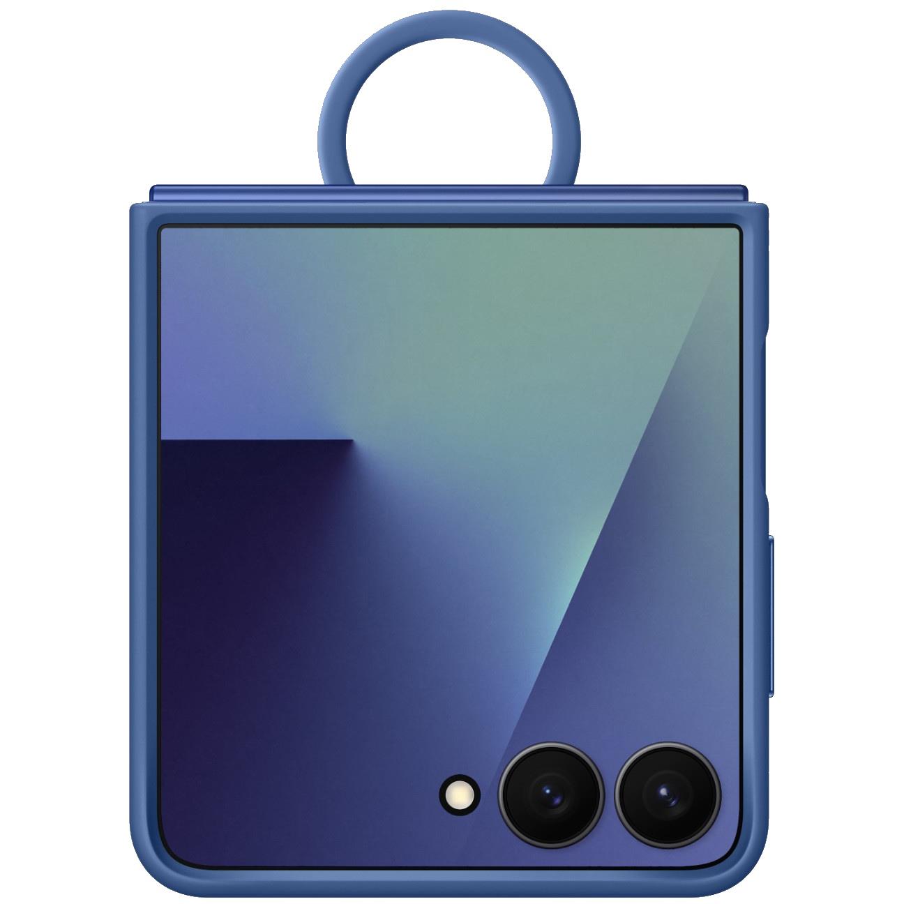 Samsung Silicone Ring Case for Galaxy Z Flip7 (Blue)
