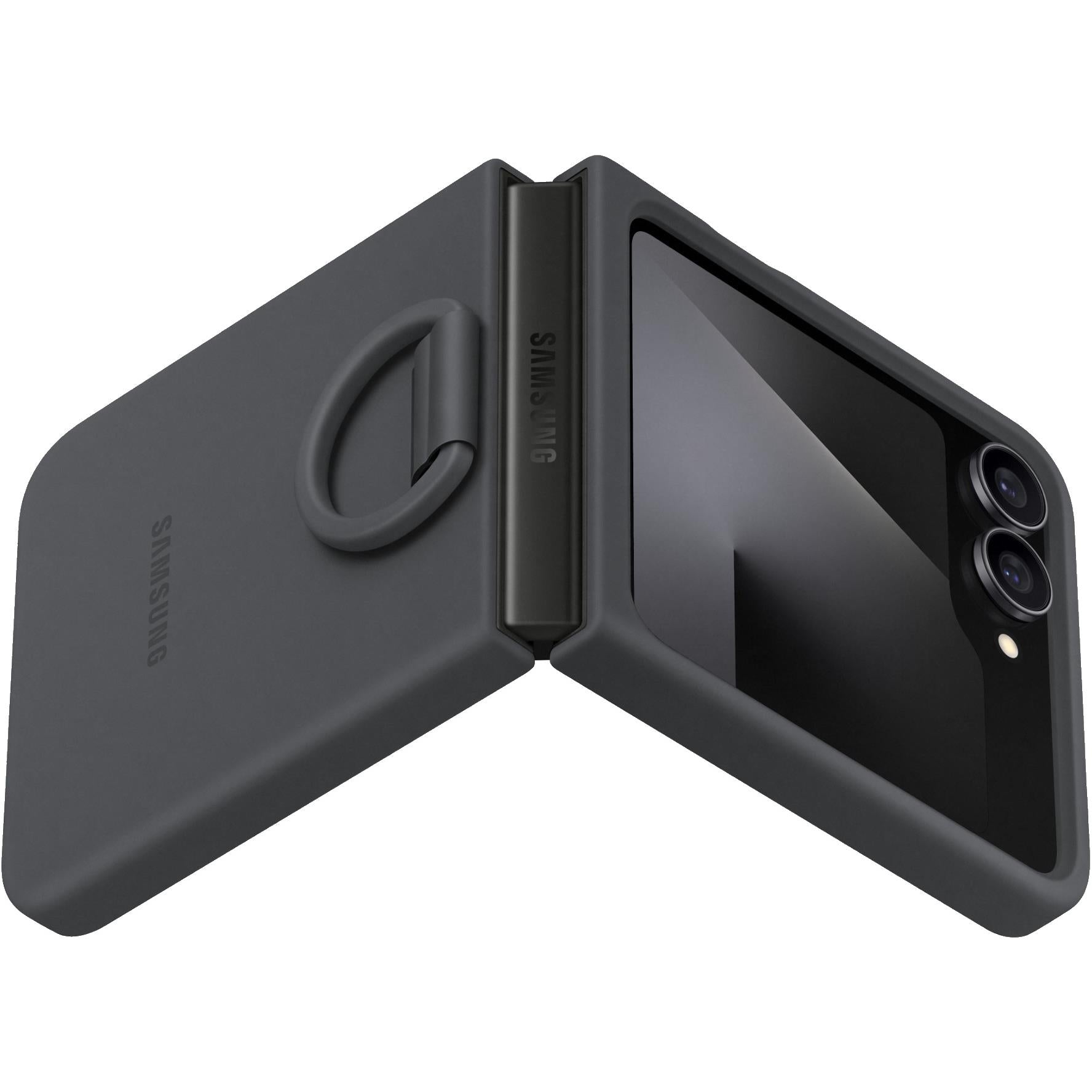 Samsung Silicone Ring Case for Galaxy Z Flip7 FE (Black)