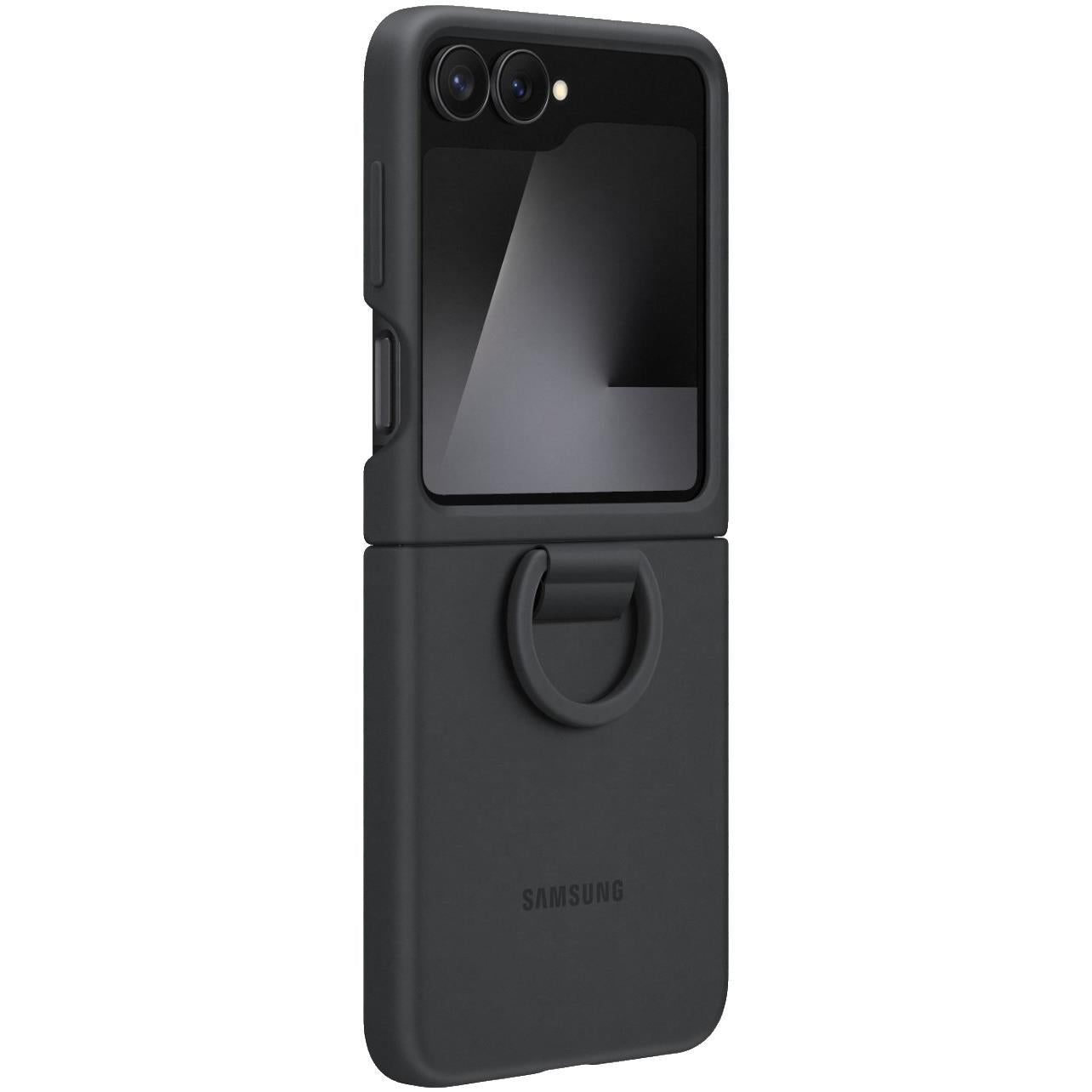 Samsung Silicone Ring Case for Galaxy Z Flip7 FE (Black)