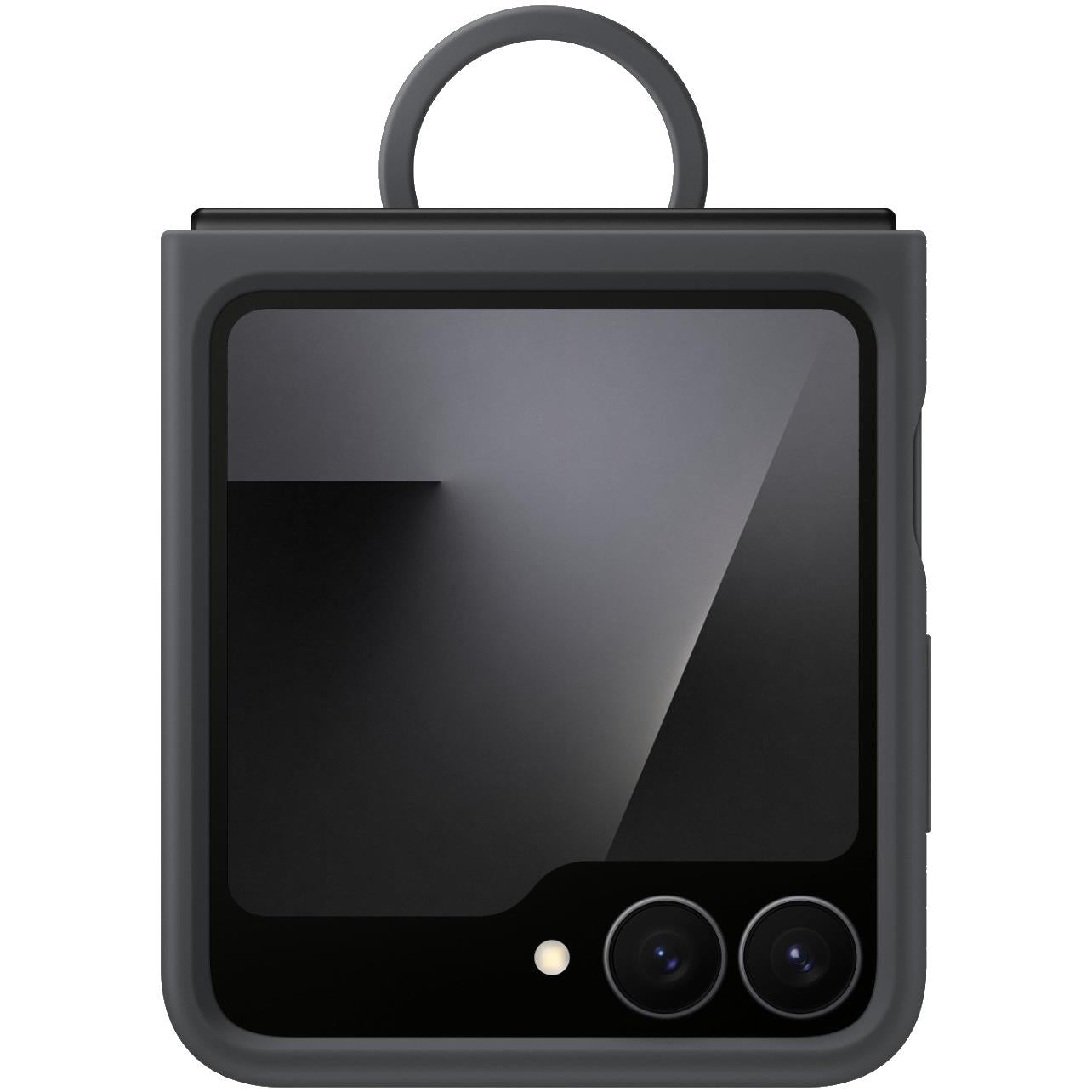 Samsung Silicone Ring Case for Galaxy Z Flip7 FE (Black)