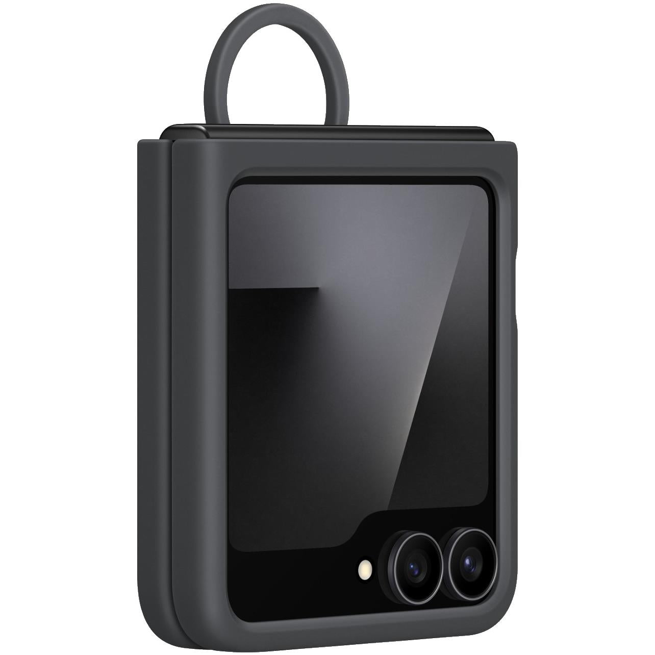 Samsung Silicone Ring Case for Galaxy Z Flip7 FE (Black)