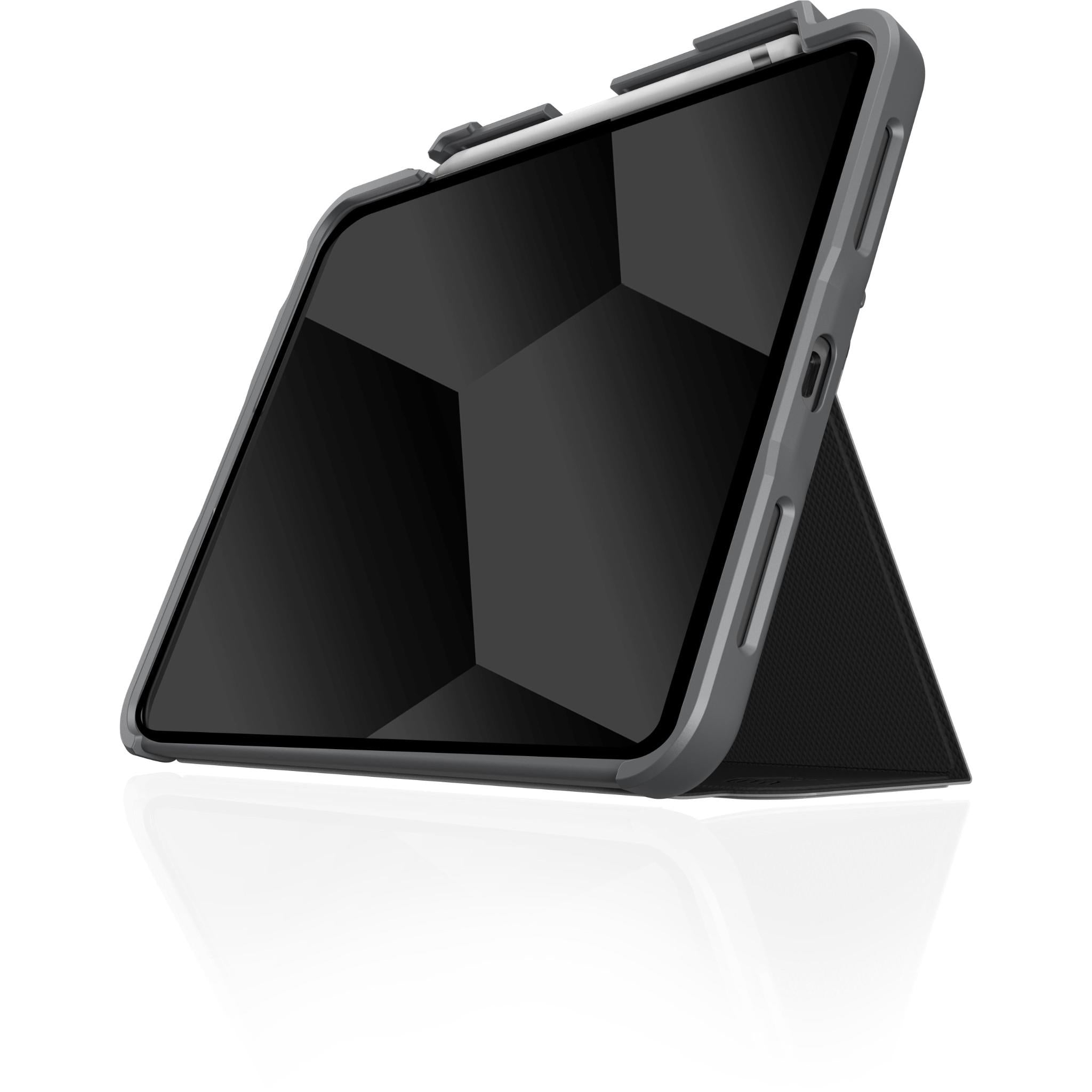 STM Dux Plus black rugged case for iPad 10th Gen, image 3 - Tablet Accessories at Tech Supply Shed NZ