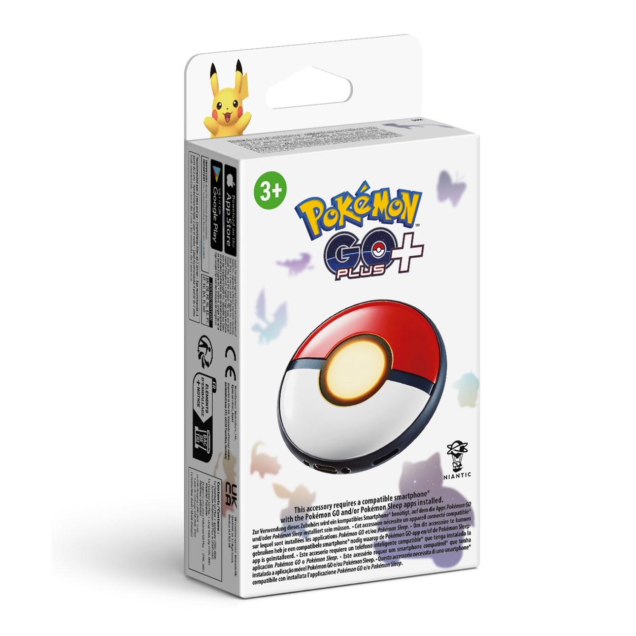 Pokémon GO Plus + Poké Ball shaped Bluetooth device in red and white, image 3 - Electronic Gaming Accessories at Tech Supply Shed NZ