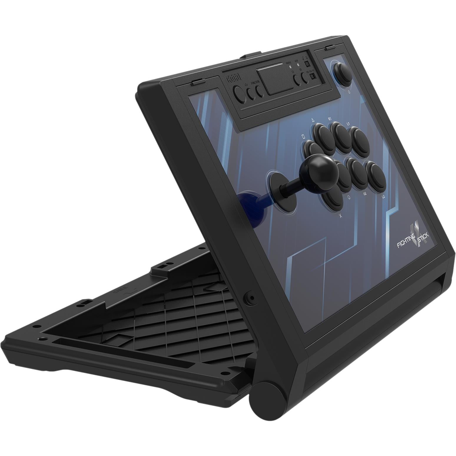 HORI Fighting Stick Alpha arcade stick for PS5, PS4 and PC in black, image 2 - Electronic Gaming Accessories at Tech Supply Shed NZ