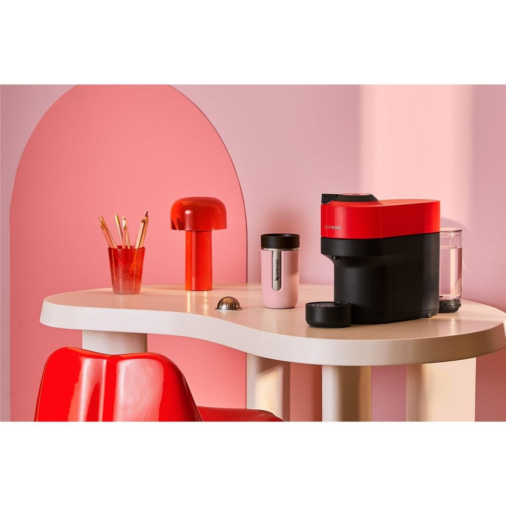 Breville Nespresso Vertuo Pop Coffee Machine Bundle (Spicy Red)
