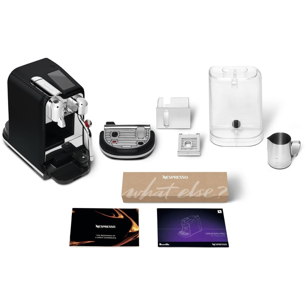 Breville Nespresso Creatista Pro Coffee Machine (Black Truffle)
