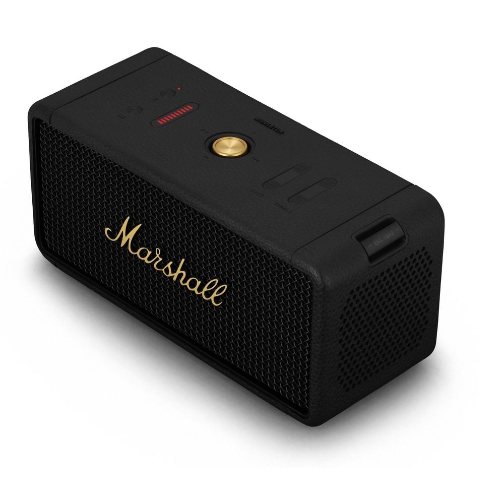 Marshall Middleton Portable Bluetooth Speaker (Black & Brass)