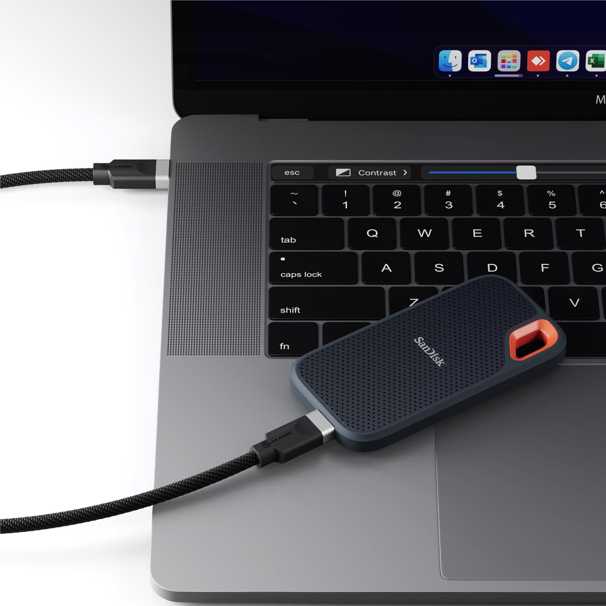 ALOGIC Fusion USB-C to USB-C USB4 Gen3 Cable (1m)