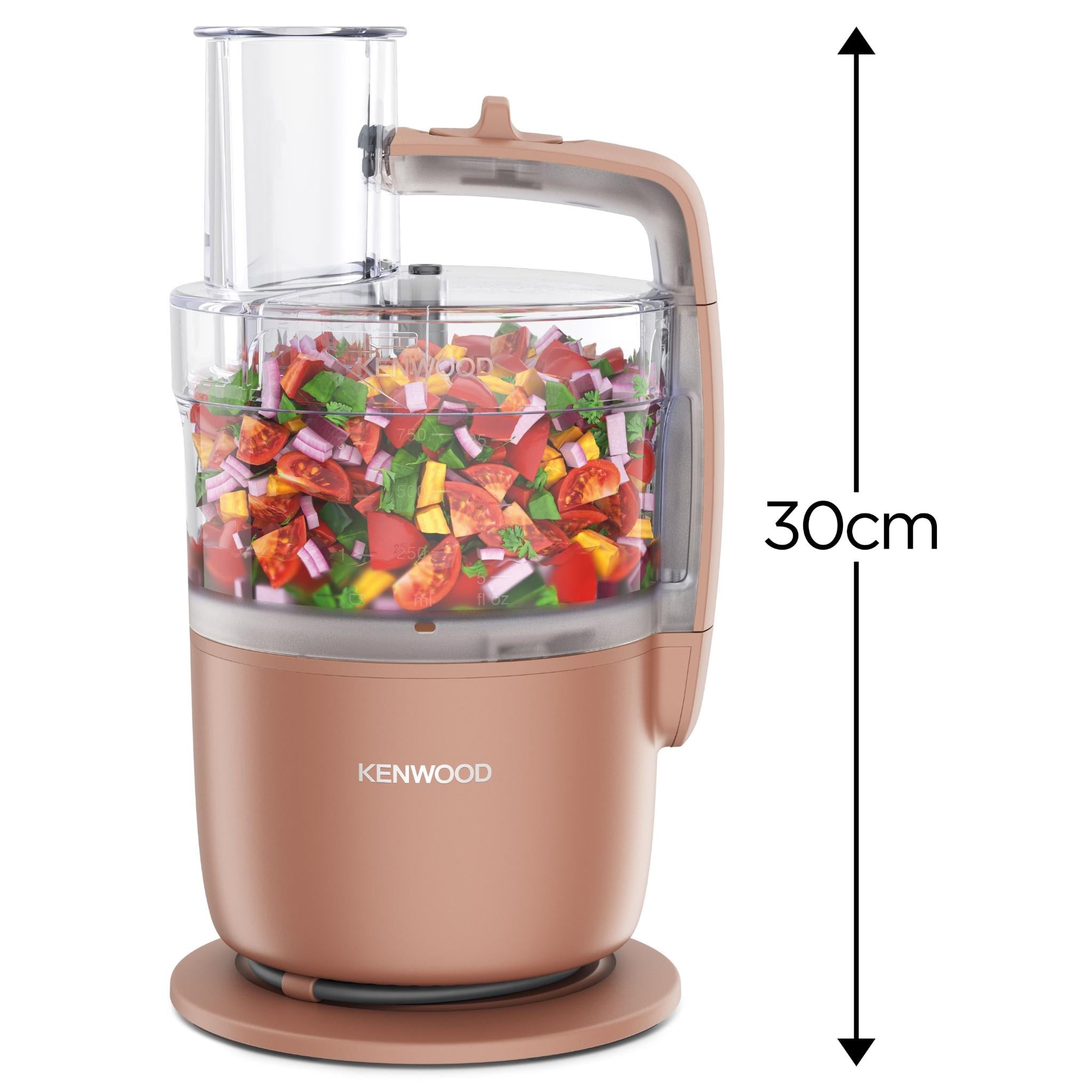 Kenwood MultiPro Go Compact Food Processor (Red Clay)