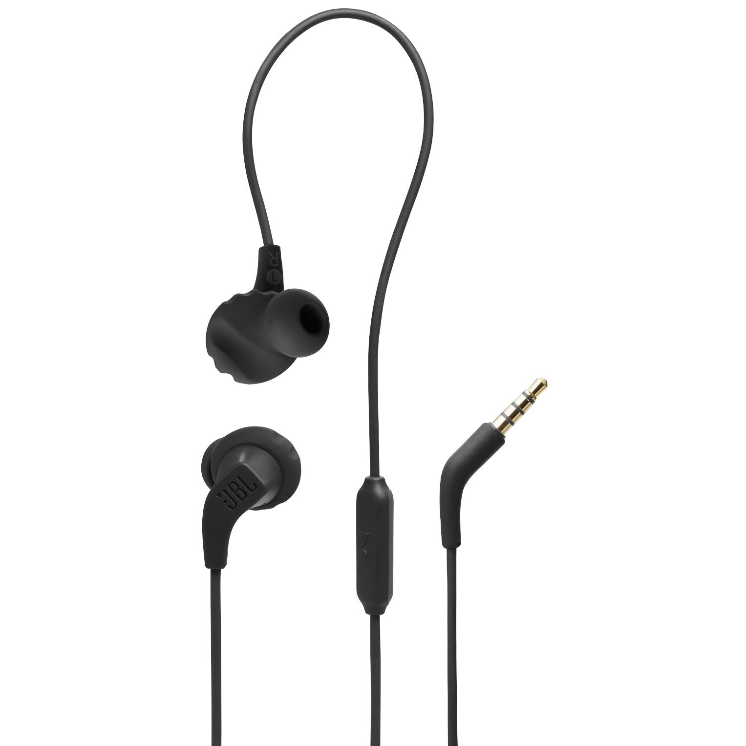 JBL Endurance Run 2 Waterproof Wired In-ear Sport Headphones (Black)