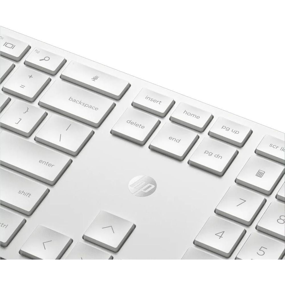 HP 650 Wireless Keyboard and Mouse Combo (White)
