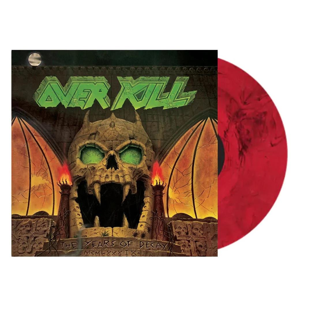 Years Of Decay, The (Red With Black Marble Coloured Vinyl) - By: Overkill