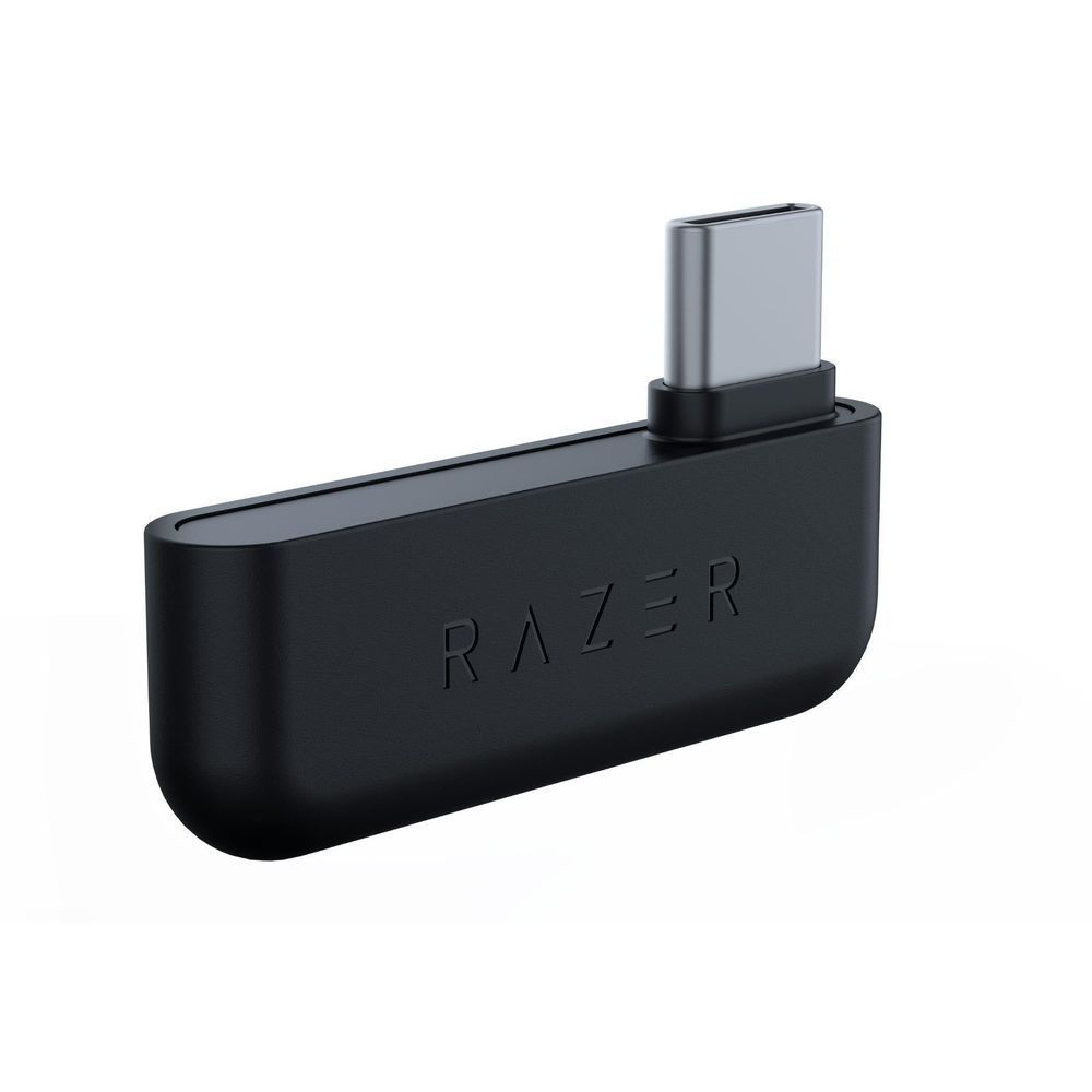 Black Razer USB wireless adapter dongle for gaming headset