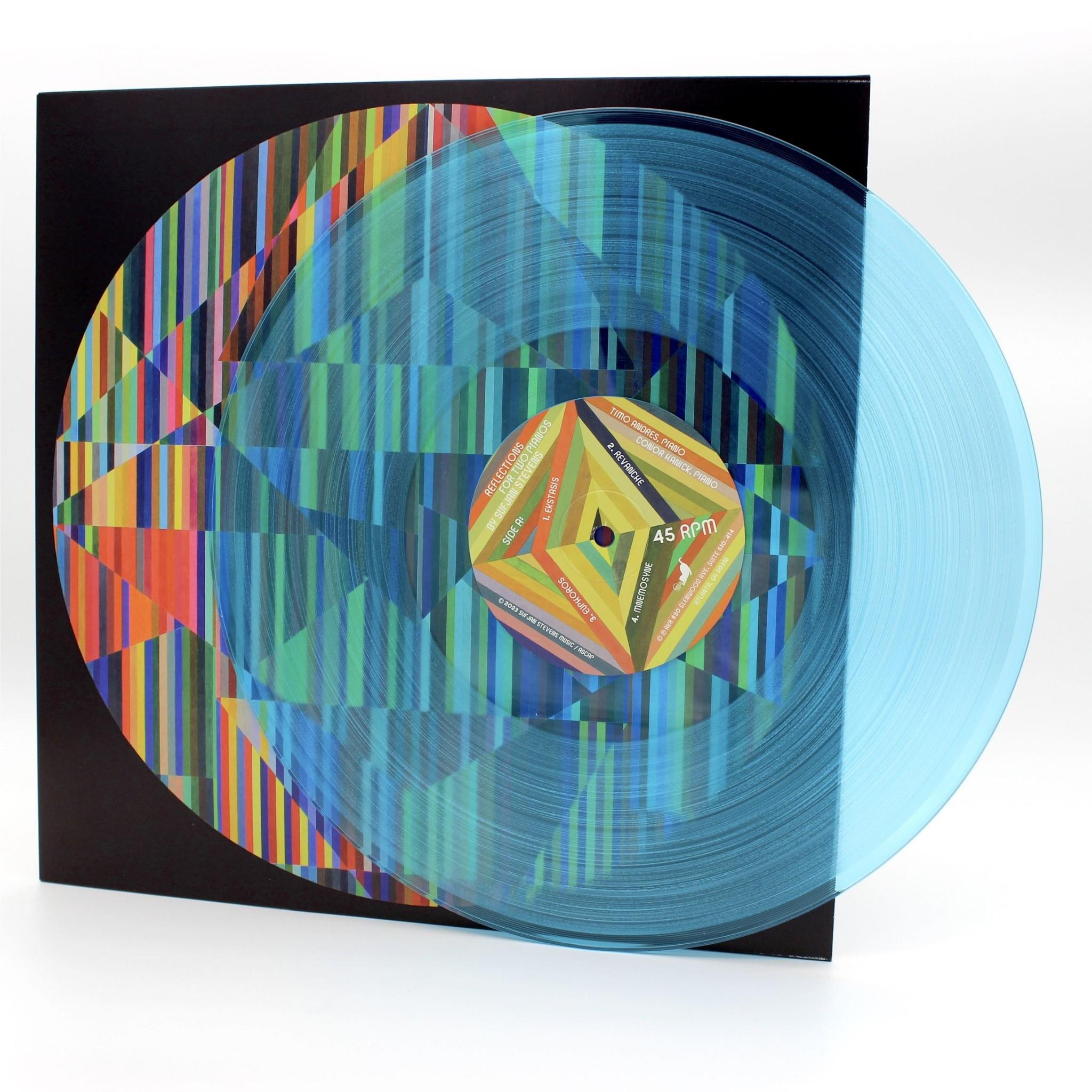 Reflections (Turquoise Vinyl) - By: Sufjan Stevens, Timo Andres & Conor Hanick