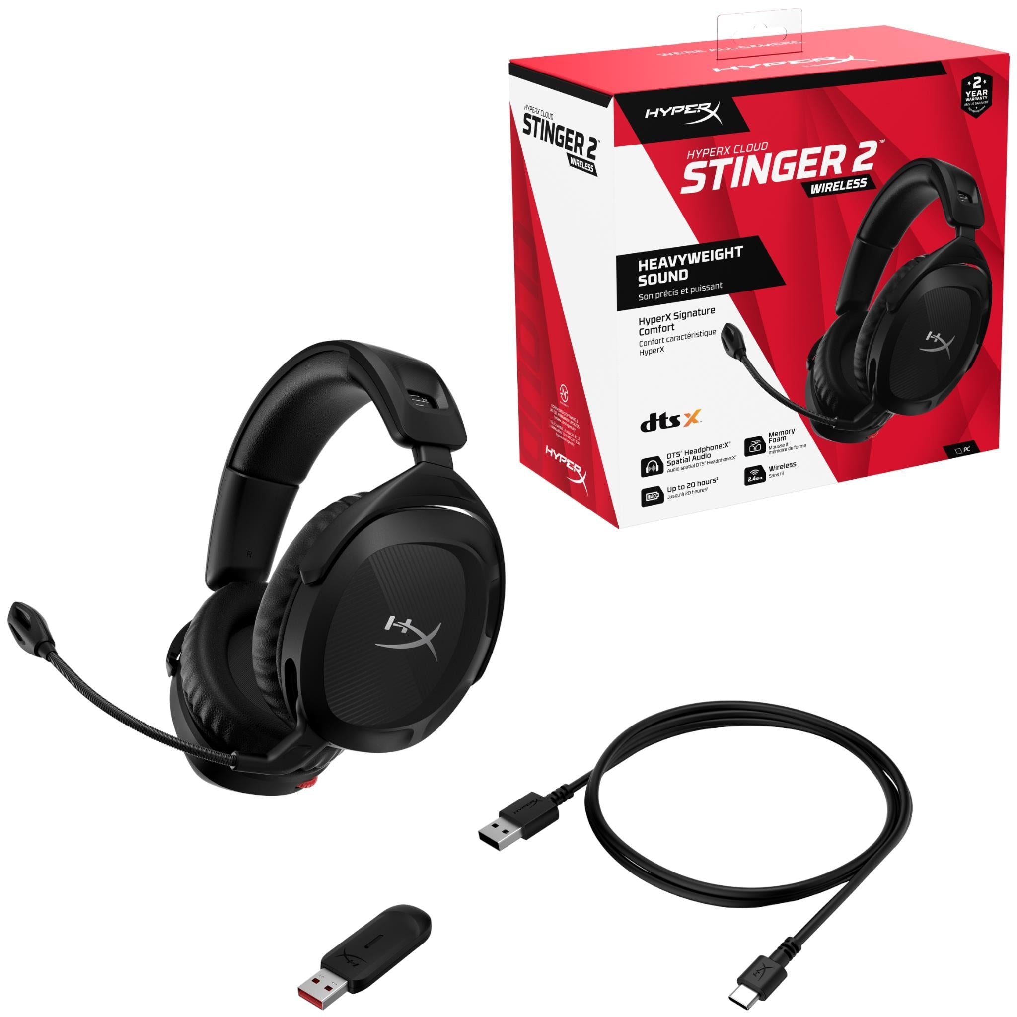 HyperX Cloud Stinger 2 Wireless Gaming Headset